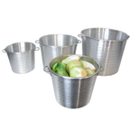 Thumbnail image #1 for Town Equipment 38017 Vegetable Colander, 87 qt, Aluminum, 3/16" Perforations, Riveted Handles