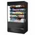 Thumbnail image #1 for True 48-Inch Vertical Glass-Sided Open Air Merchandiser Refrigerator with 4 Adjustable Illuminated Shelves