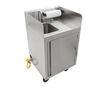 John Boos MHS-2624 Self-Contained Mobile Stainless Steel Hand Sink