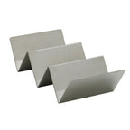 Thumbnail image #1 for Winco TCHS-23 Stainless Steel Taco Holder, Brushed Finish, Holds 2-3 Tacos Case of 72