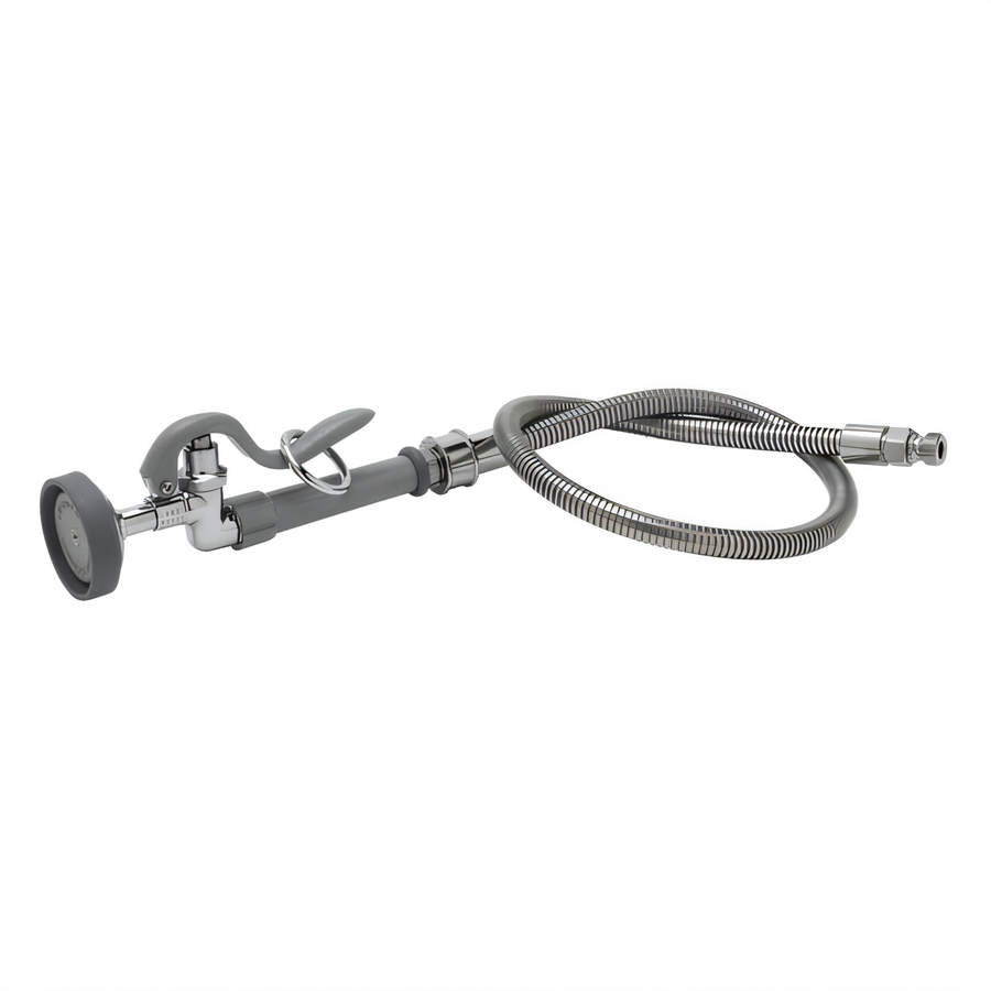 Product image #1 for T&S Brass 1.42 GPM Pre-Rinse Spray Valve Assembly with Swivel Spray Head and 44-Inch Hose