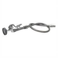 T&S Brass 1.42 GPM Pre-Rinse Spray Valve Assembly with Swivel Spray Head and 44-Inch Hose