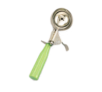 American Metalcraft #12 Thumb Press Thumb Disher with Green Handle