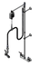 Thumbnail image #1 for T&S Brass 8-Inch Adjustable-Center Wall Mount Pre-Rinse Unit with 0.65 GPM Low-Flow Spray Valve