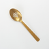 Thumbnail image #1 for American Metalcraft 10-Inch Slotted Hammered Serving Spoon, Vintage Gold Finish