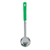 Thumbnail image #1 for Crestware 4 oz Solid Portion Control Serving Spoon with Green Handle