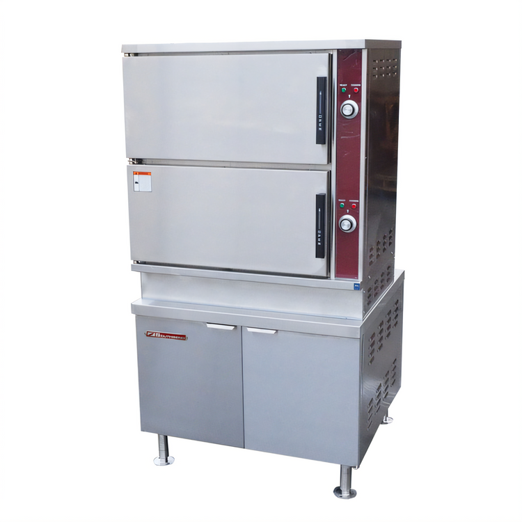 Product image #1 for Southbend Steam Direct Steam 2-Compartment Convection Steamer with 36-Inch Cabinet Base, 8-Pan Capacity per Compartment