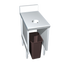 Thumbnail image #1 for La Rosa Refrigeration 18-Inch Waste Can Housing Utility Stand with 6-Inch Trash Chute