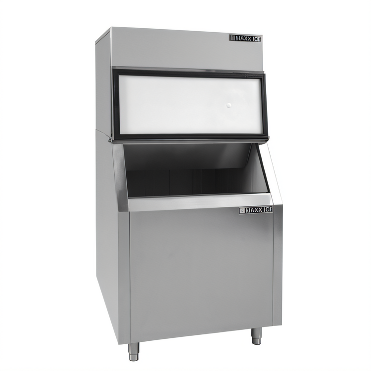 Product image #1 for Maxx Ice 30-Inch Modular Full Dice Cube Ice Machine with 400 lb Storage Bin
