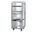 Thumbnail image #1 for New Age Lifetime Series Heavy-Duty Roll-In End-Load Bun Pan Rack, 18-Pan Capacity, Aluminum, 64-Inch Height