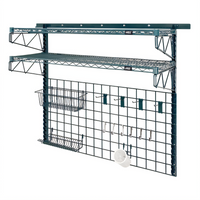 Quantum Store Grid Medium-Duty Wall-Mounted Shelving Starter Kit