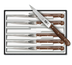 Thumbnail image #1 for Victorinox 6-Piece 4-3/4-Inch Serrated Spear Point Steak Knife Set with Wood Handles