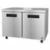 Thumbnail image #1 for Hoshizaki Steelheart 48-Inch Two-Section Reach-In Undercounter Refrigerator with Cylinder Lock