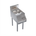 Thumbnail image #1 for Krowne Royal Series 14-Inch x 24-Inch Underbar Blender Station with Dump Sink and Recessed Blender Shelf