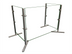 Thumbnail image #1 for Hatco Flav-R-Shield Portable 1-Bay Tempered Glass Sneeze Guard, 36 x 18 x 27.5 Inches