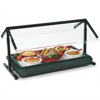 73-1/4 Inch Portable Self-Serve Freestanding Double-Sided Adjustable Sneeze Guard, Black