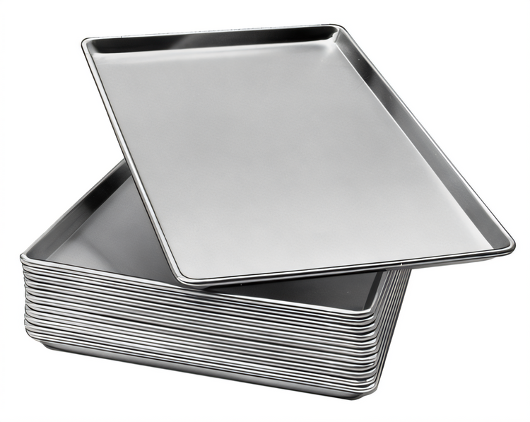 Product image #2 for Channel Manufacturing Full-Size Solid Aluminum Bun Pan with Rolled Edge