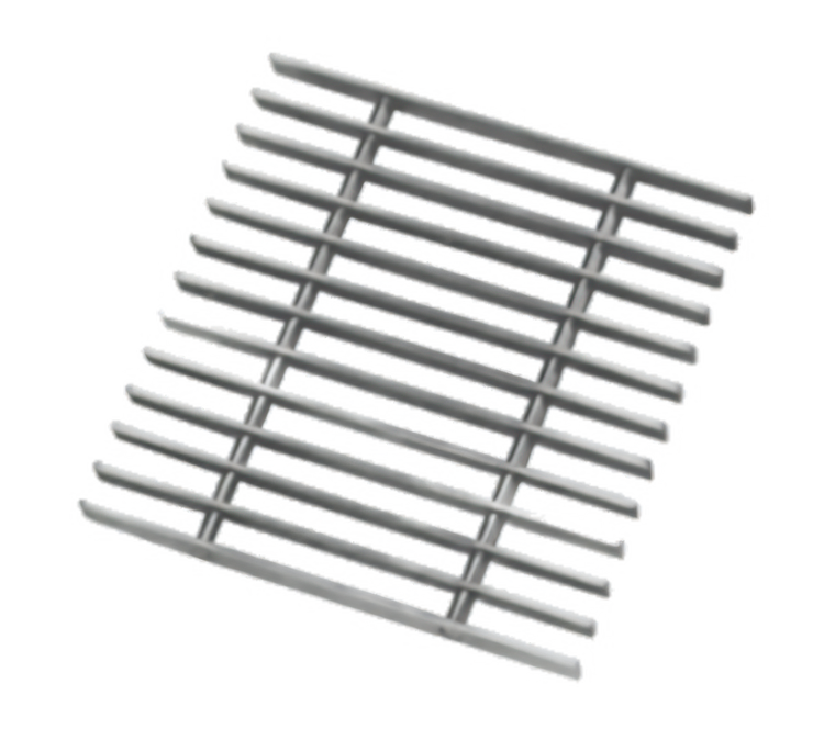 Product image #1 for Replacement Subway-Style Stainless Steel Grating for 18-Inch Floor Troughs, 15 x 15 Inches