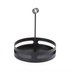Thumbnail image #1 for Round Black Steel Single-Compartment Condiment Rack