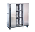 Thumbnail image #1 for FWE P-Series Heated Banquet Cart, 180 Covered 11-Inch Plate Capacity, Single Door, Stainless Steel, Mobile