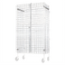 Thumbnail image #1 for Winco Chrome-Plated Wire Security Cage, 18 x 36 x 63 Inch, Side-Hinged Doors