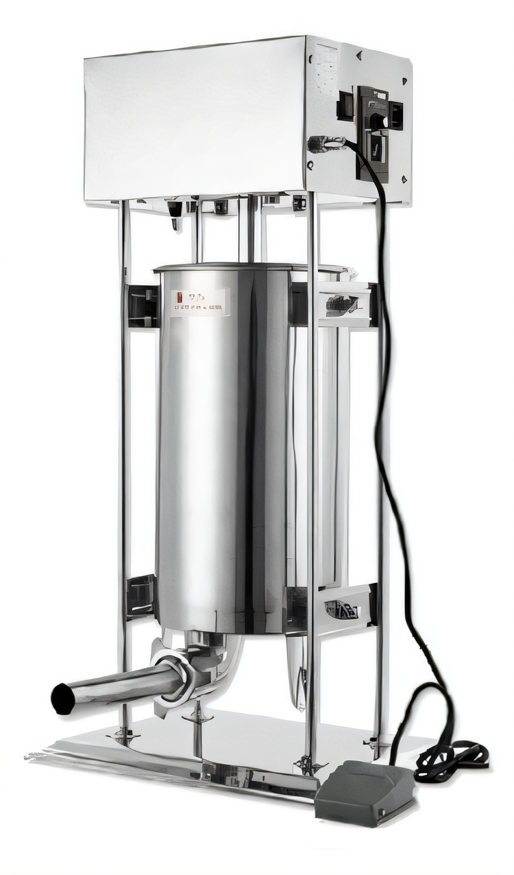 Product image #1 for Uniworld 25 lb Electric Vertical Gear-Driven Sausage Stuffer with Stainless Steel Cylinder