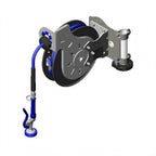 Thumbnail image #1 for T&S Brass B-7232-01-STB Open Coated-Steel Retractable Hose Reel, 35-Foot 3/8-Inch Hose, Stainless-Steel Swing Bracket