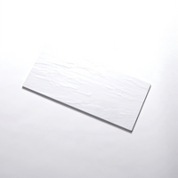 American Metalcraft 18-Inch Rectangular White Melamine Faux Slate Serving Platter