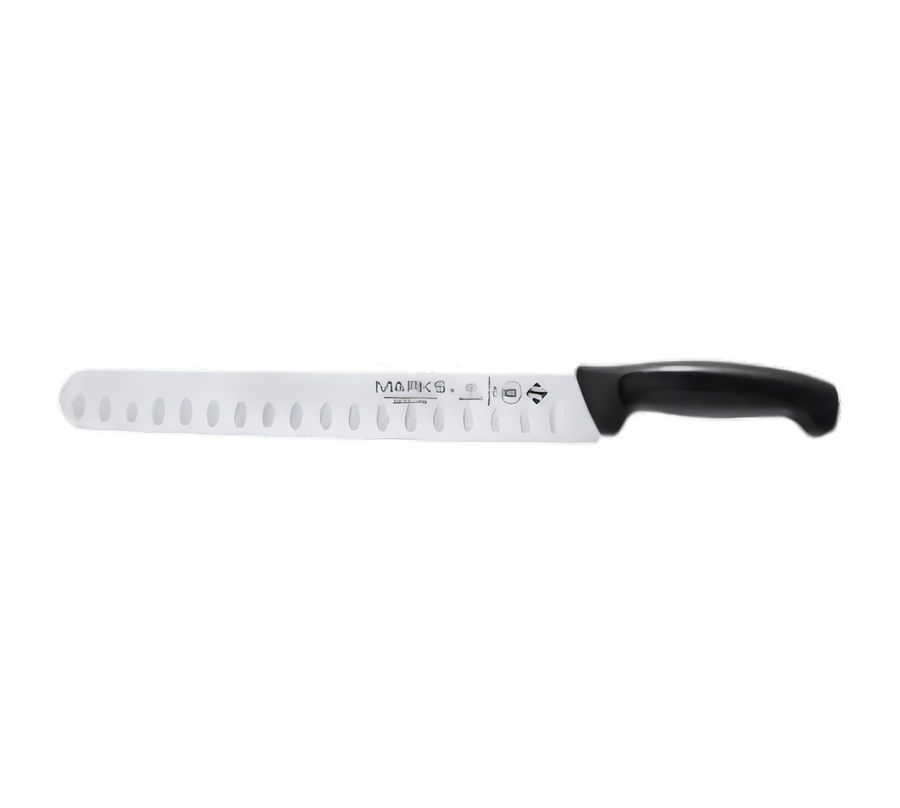Product image #1 for Marks 12-Inch Granton Edge Slicer Knife with Black Polypropylene Handle