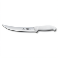 Victorinox Fibrox HACCP 8-Inch Stamped Stainless Steel Breaking Knife with White Handle