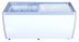 Thumbnail image #1 for Omcan 71-Inch Ice Cream Display Chest Freezer with Flat Glass Top and Sliding Glass Doors