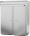 Thumbnail image #1 for Beverage-Air P-Series Two-Section Roll-Thru Freezer, 78.5 Cu. Ft., Top-Mount Self-Contained, Standard-Depth, Stainless Steel