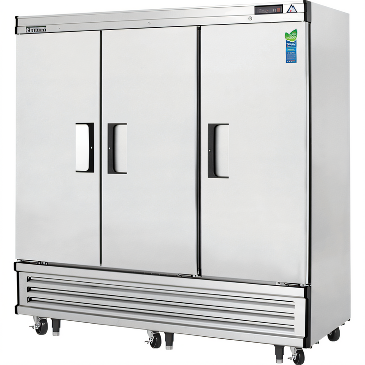 Product image #1 for Everest Refrigeration EBF3 Three-Section Bottom-Mount Reach-In Freezer, 71 Cu. Ft.