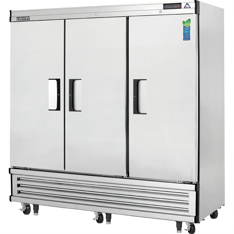 Product image #1 for Everest Refrigeration EBF3 Three-Section Bottom-Mount Reach-In Freezer, 71 Cu. Ft.