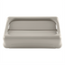 Thumbnail image #1 for Rubbermaid Commercial Slim Jim Beige Plastic Swing Lid for 15/23 Gallon Containers