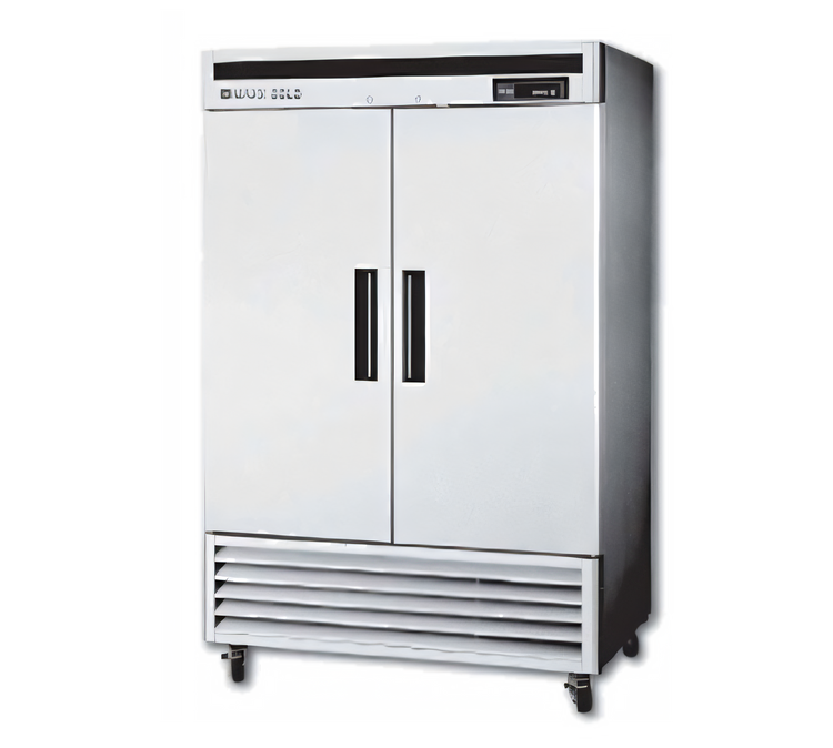 Product image #1 for Maxx Cold Two-Section Reach-In Freezer, 42.8 Cu. Ft., Bottom-Mount Self-Contained, Solid Doors