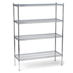 Thumbnail image #1 for Klinger's Trading SCHROME-2436 Wire Shelf, 36"W x 24"D, Chrome