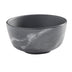 Thumbnail image #1 for American Metalcraft 10 oz Round Melamine Bouillon Cup, Matte Marble Grey