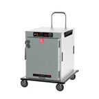 Thumbnail image #1 for Metro HotBlox™ HBCW8-AS-T Half-Height Insulated Heated Transport Cabinet, Wide 8-Pan, Solid Door, Analog Controls, Aluminum, 120V