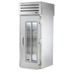 Thumbnail image #1 for True Mfg. - General Foodservice SPEC SERIES STR1RRT-1G-1S-HC One-Section Roll-Thru Refrigerator, Glass Front, Stainless Rear Door