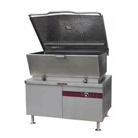 Crown EMTS-60 60 Gallon Electric Tilting Skillet with Cabinet Base