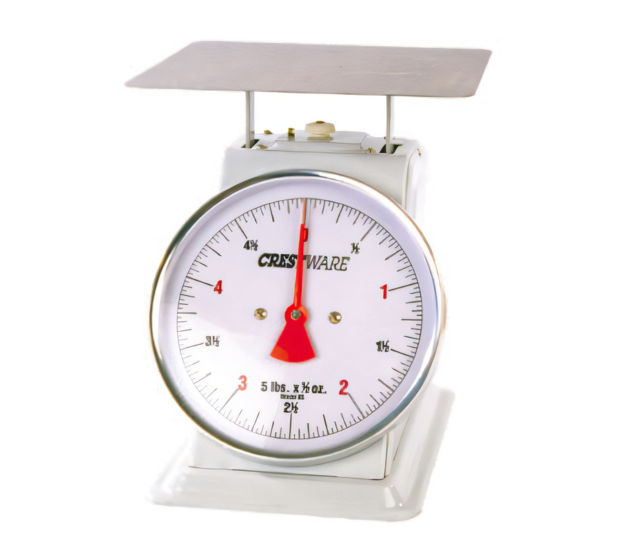 Product image #1 for Crestware 25 lb x 2 oz Portion Control Scale with 6-Inch Dial and Stainless Steel Platform
