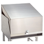 Thumbnail image #1 for Advance Tabco PRLC-2524 Stainless Steel Liquor Bottle Display Unit Cover with Padlock and 2 Keys, Factory Installed Only