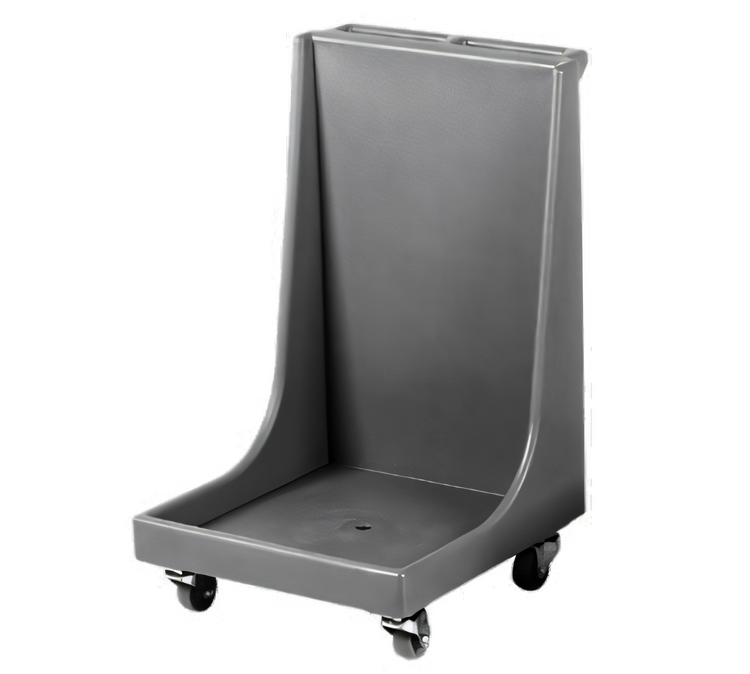 Product image #1 for Cambro Camdolly® Dish Rack Dolly with Handle, 350 lb Capacity, Polyethylene, 3-Inch Swivel Casters