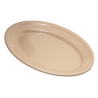 Dallas Ware® Tan Oval Melamine Platter, 9-1/4 x 6-1/4 Inches