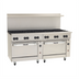 Thumbnail image #1 for Vulcan Endurance 72-Inch Commercial Gas Restaurant Range with 12 Open Burners and 2 Standard Ovens