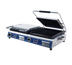 Thumbnail image #1 for Globe Deluxe 14-Inch Double Countertop Electric Sandwich/Panini Grill with Smooth Cast Iron Plates