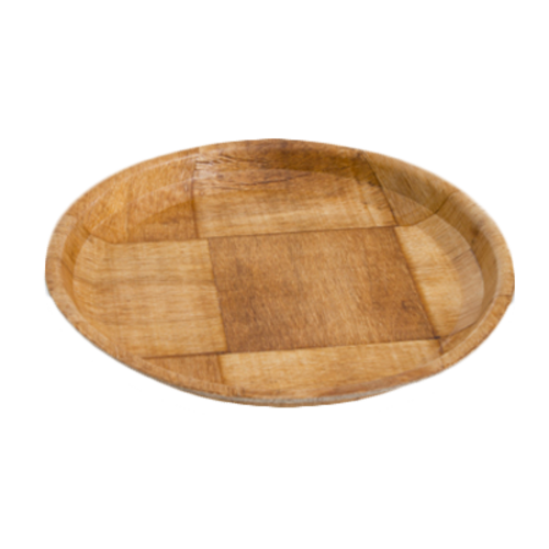 Product image #1 for Crestware 6-Inch Woven Wood Round Tray