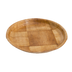Thumbnail image #1 for Crestware 6-Inch Woven Wood Round Tray
