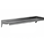 Thumbnail image #1 for Eagle Group WS1236-16/4-3VP 36" x 12" Wall-Mounted Shelf, 16-Gauge 430 Stainless Steel, Rolled Front Edge Case of 3